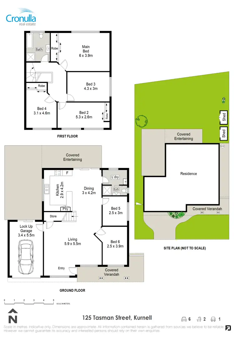 Floorplan of Homely house listing, 125 Tasman Street, Kurnell NSW 2231