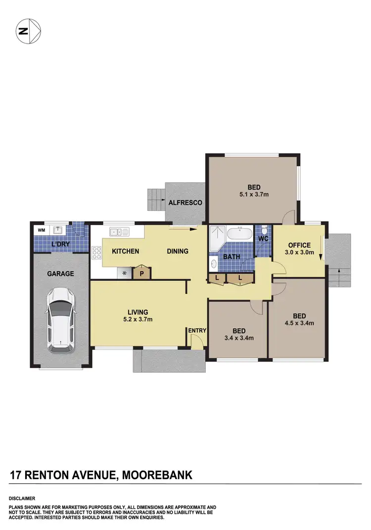 Floorplan of Homely house listing, 17 Renton Av, Moorebank NSW 2170