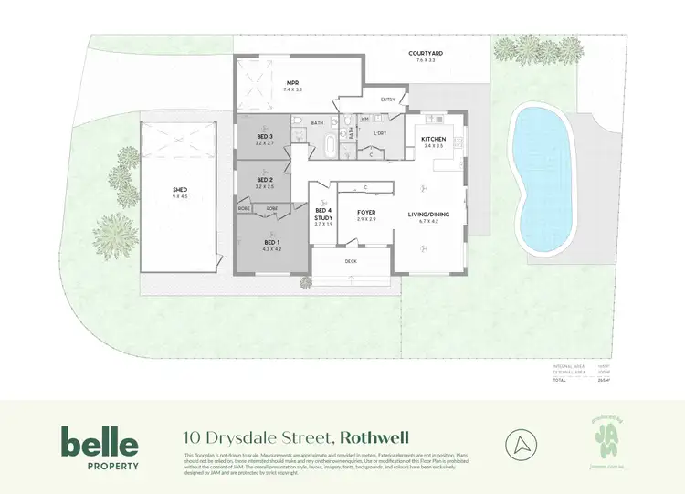 Floorplan of Homely house listing, 10 Drysdale Street, Rothwell QLD 4022