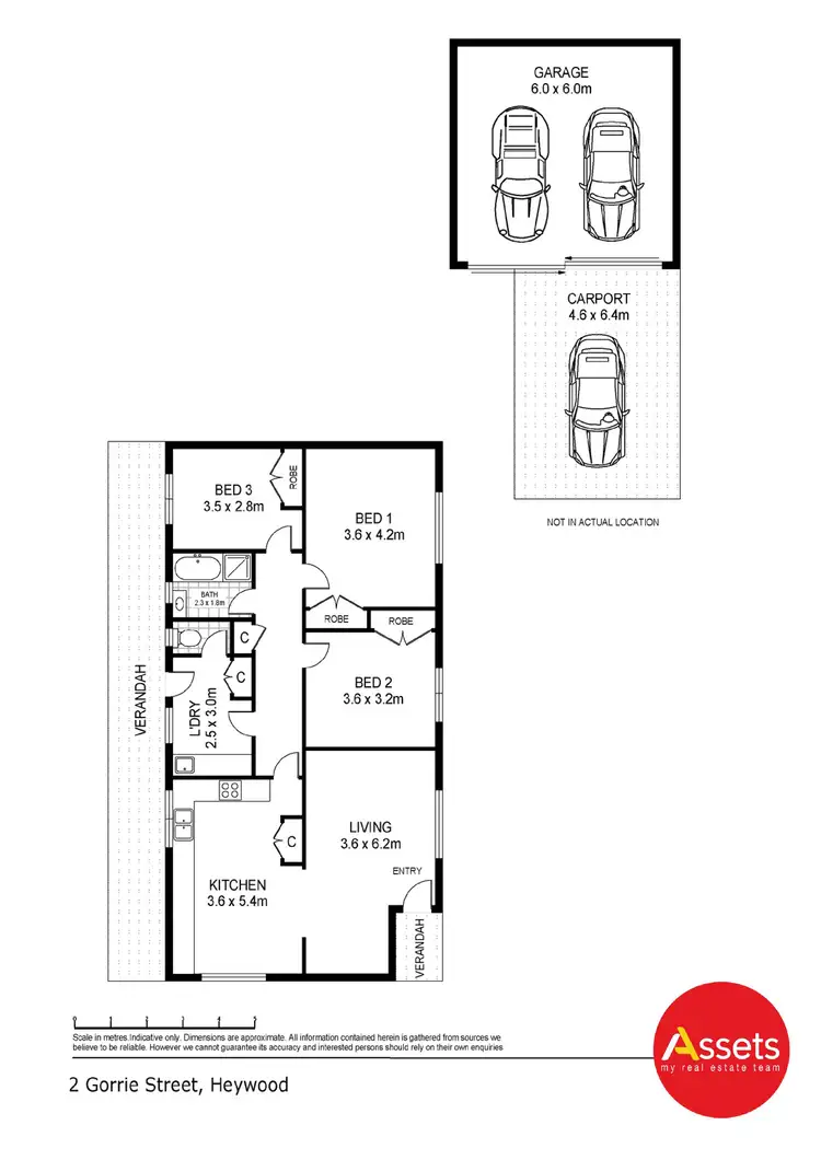 Floorplan of Homely house listing, 2 Gorrie Street, Heywood VIC 3304