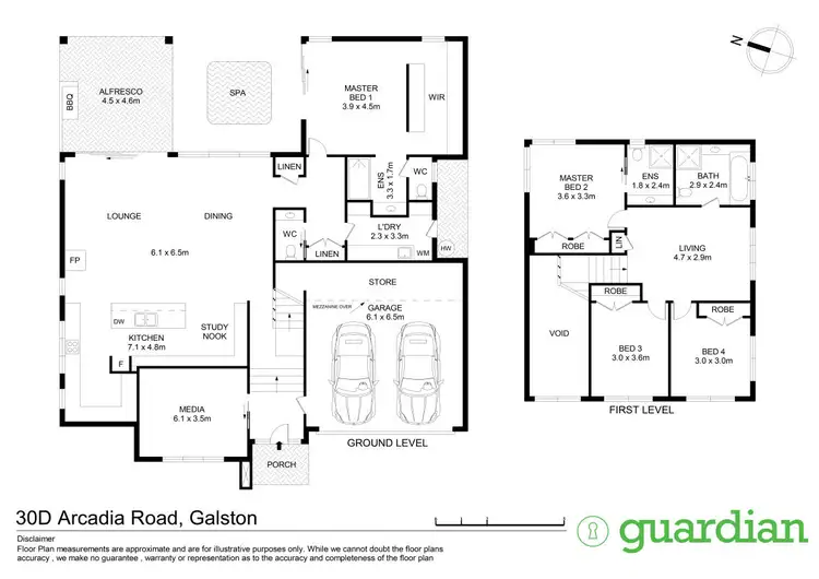 Floorplan of Homely house listing, 30D Arcadia Road, Galston NSW 2159