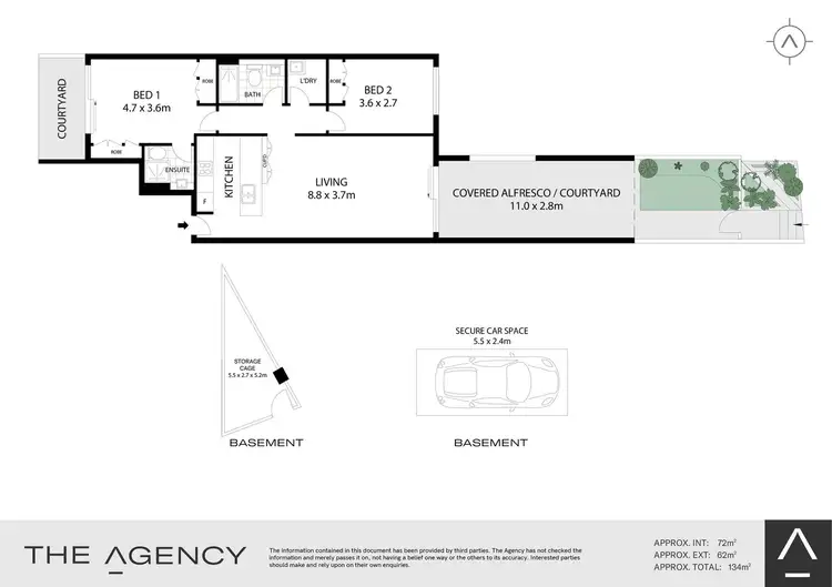 Floorplan of Homely apartment listing, 1/155 Middle Head Road, Mosman NSW 2088