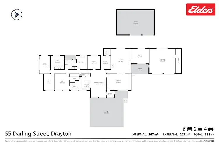 Floorplan of Homely house listing, 55-59 Darling Street, Drayton QLD 4350