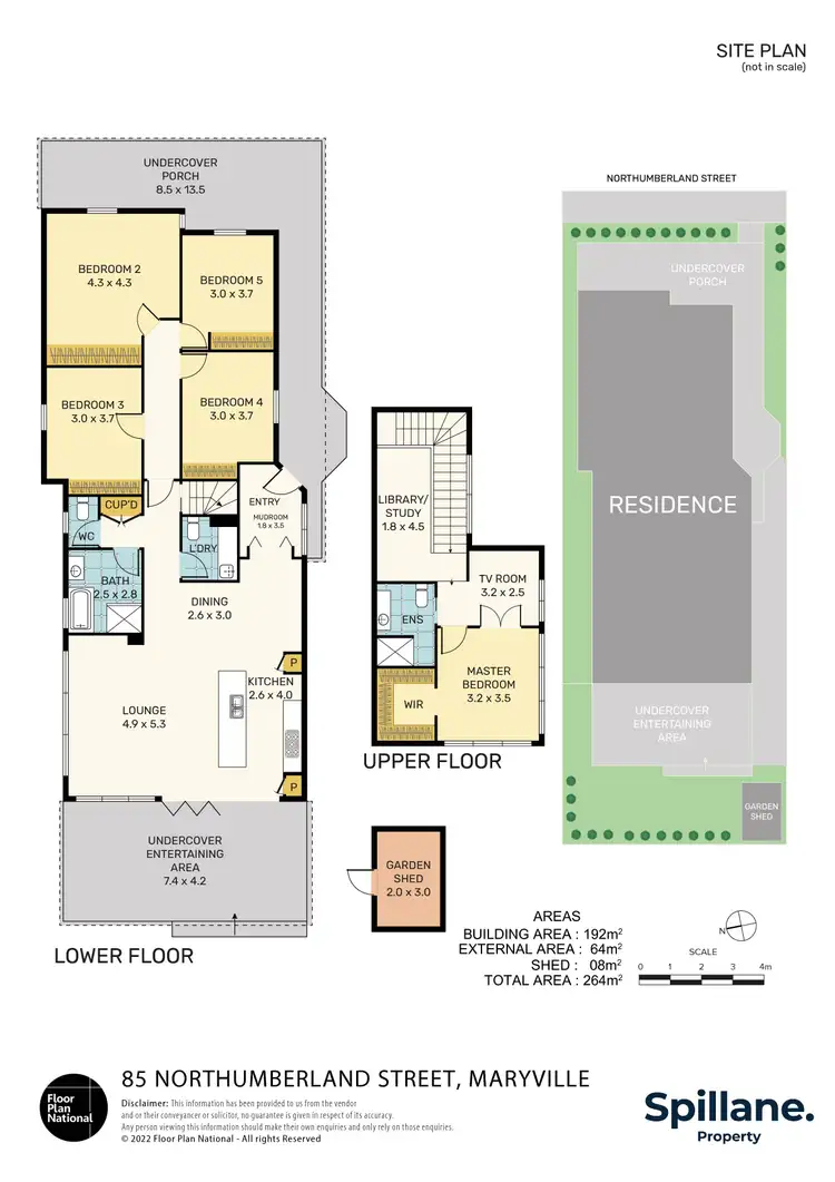 Floorplan of Homely house listing, 85 Northumberland Street, Maryville NSW 2293