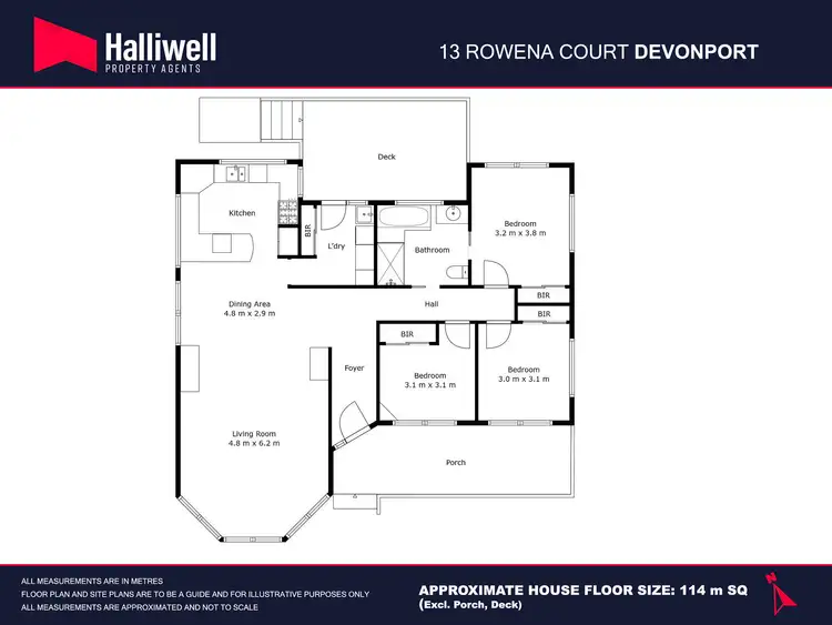 Floorplan of Homely house listing, 13 Rowena Court, Devonport TAS 7310