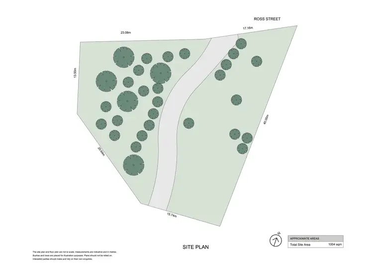 Floorplan of Homely land listing, 19 Ross Street, Brooklyn NSW 2083