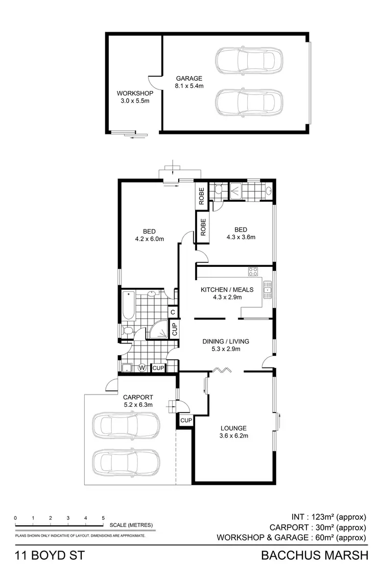 Floorplan of Homely house listing, 11 Boyd Street, Bacchus Marsh VIC 3340