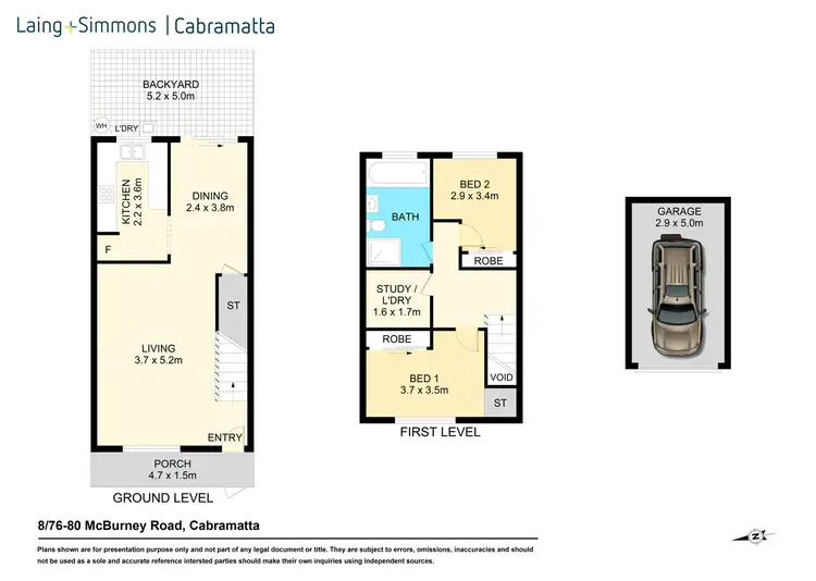 Floorplan of Homely townhouse listing, 8/76-80 Mcburney Road, Cabramatta NSW 2166