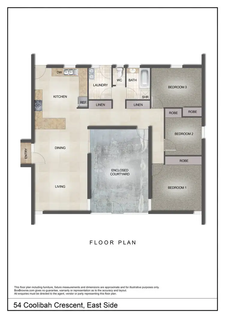 Floorplan of Homely house listing, 54 Coolibah Crescent, East Side NT 870