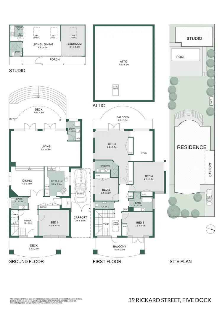 Floorplan of Homely house listing, 39 Rickard Street, Five Dock NSW 2046