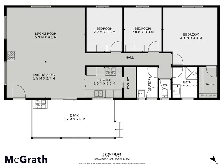 Floorplan of Homely house listing, 33 Druitt Street, Adaminaby NSW 2629