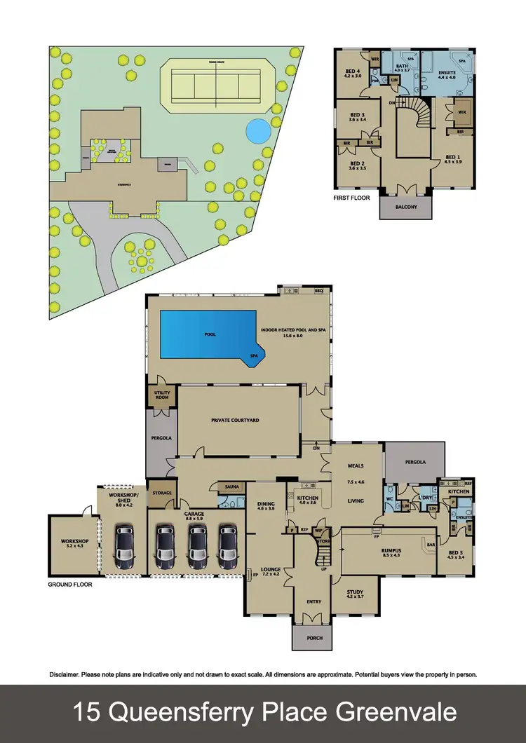 Floorplan of Homely house listing, 15 Queensferry Place, Greenvale VIC 3059