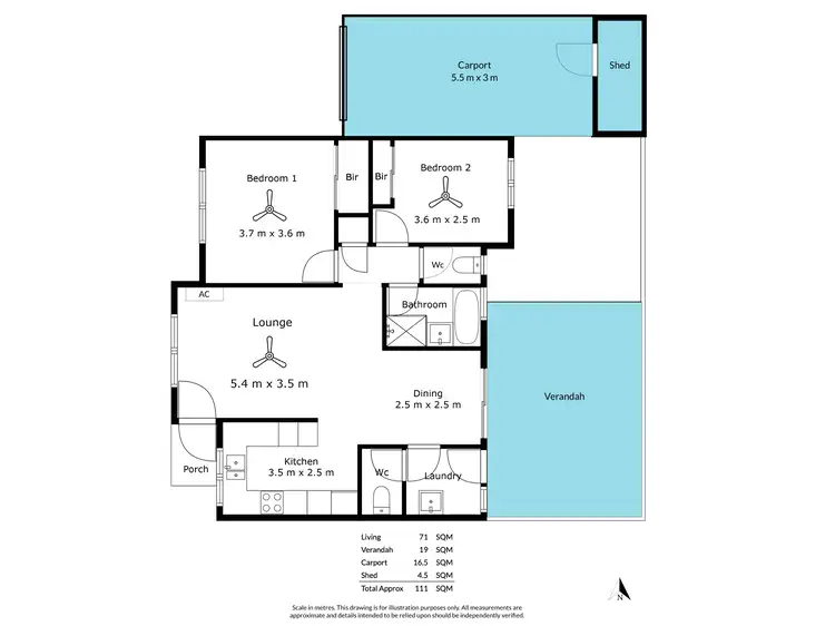 Floorplan of Homely house listing, 2/38 Illawarra Avenue, Hove SA 5048