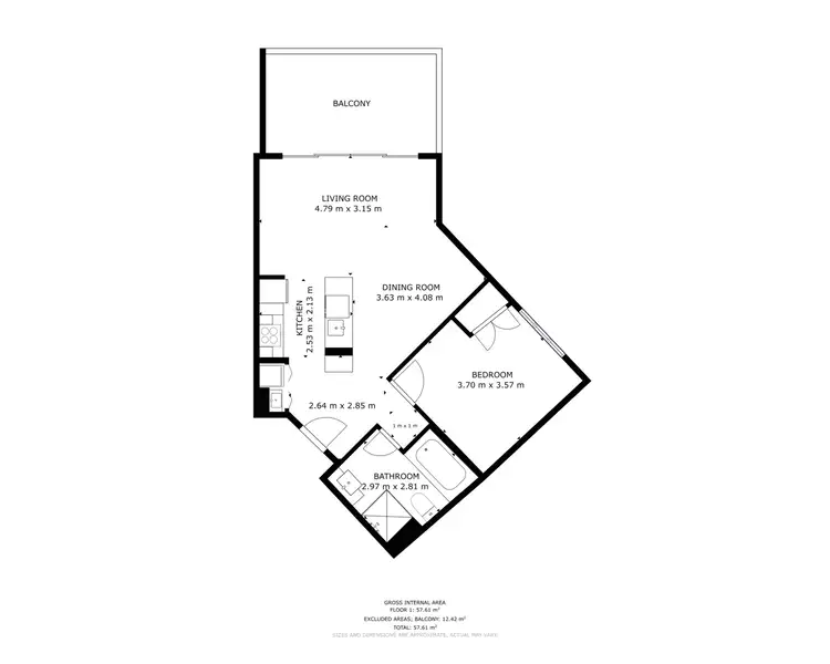 Floorplan of Homely unit listing, 832/49-63 Williams Esplanade, Palm Cove QLD 4879