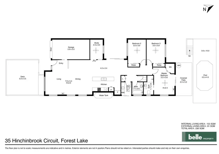 Floorplan of Homely house listing, 35 Hinchinbrook Circuit, Forest Lake QLD 4078