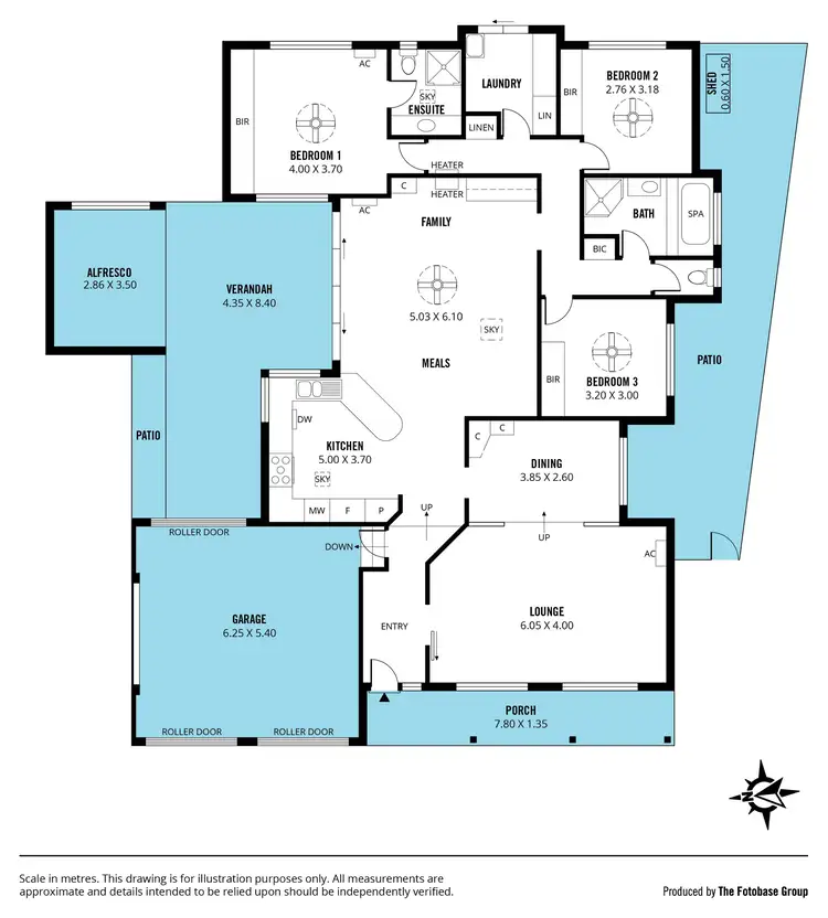 Floorplan of Homely house listing, 12 Alfonso Drive, Hallett Cove SA 5158