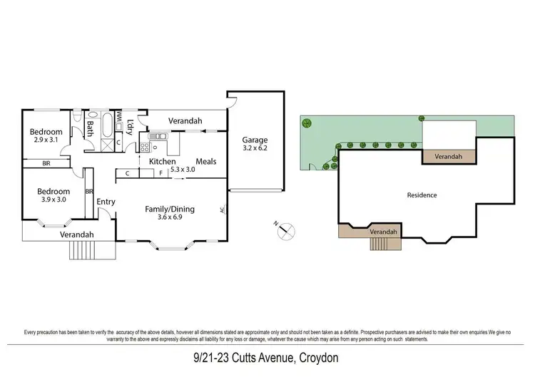Floorplan of Homely unit listing, 9/21-23 Cutts Avenue, Croydon VIC 3136