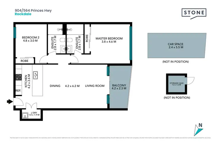 Floorplan of Homely apartment listing, 904/564 Princes Highway, Rockdale NSW 2216