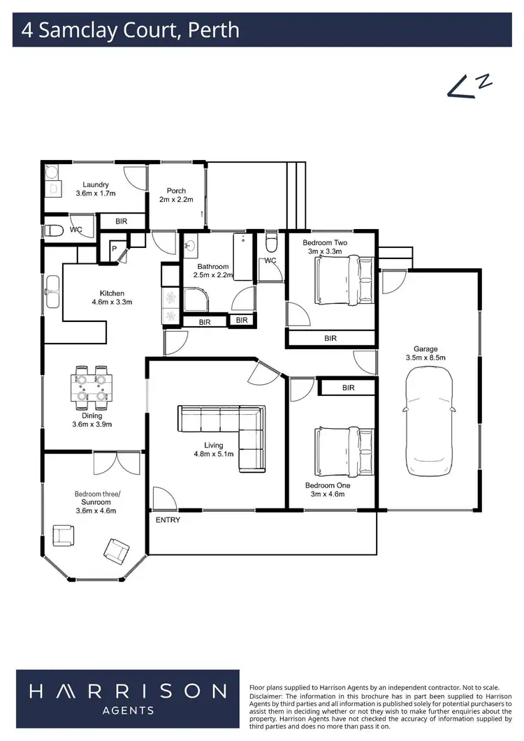 Floorplan of Homely house listing, 4 Samclay Court, Perth TAS 7300