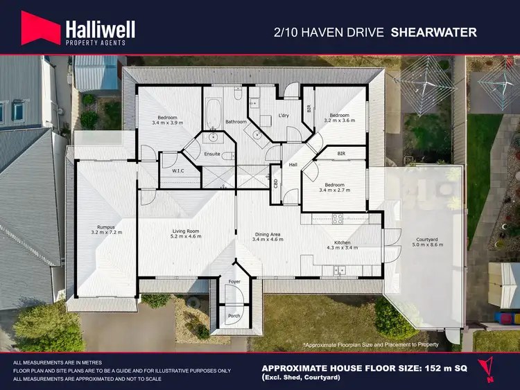Floorplan of Homely villa listing, 2/10 Haven Drive, Shearwater TAS 7307