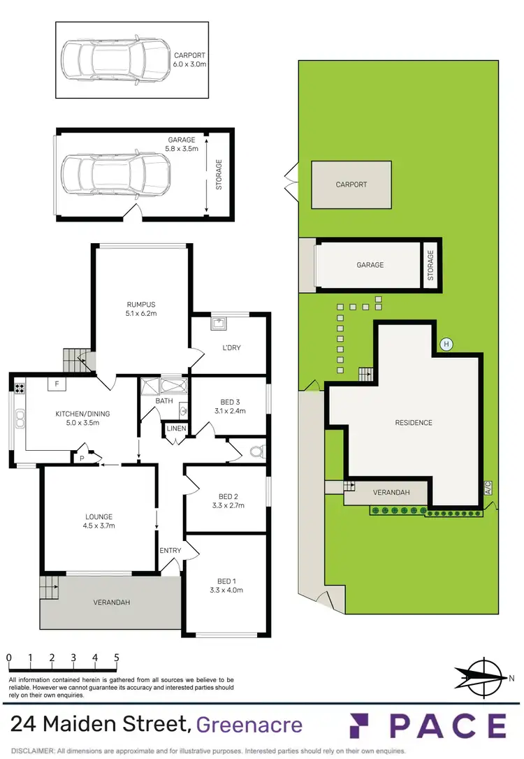 Floorplan of Homely house listing, 24 Maiden Street, Greenacre NSW 2190