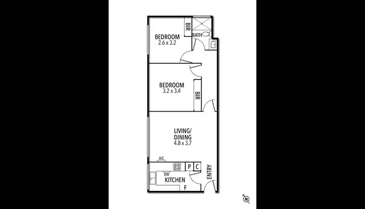 Floorplan of Homely apartment listing, 8/126 Albert Street, East Melbourne VIC 3002