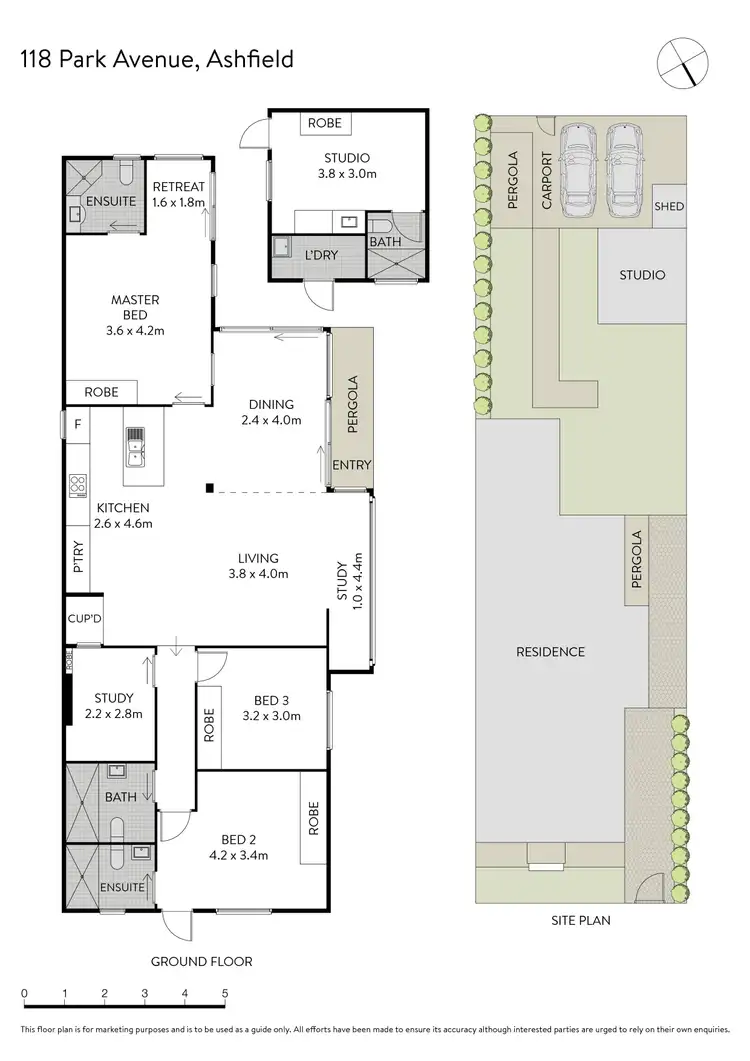 Floorplan of Homely house listing, 118 Park Avenue, Ashfield NSW 2131