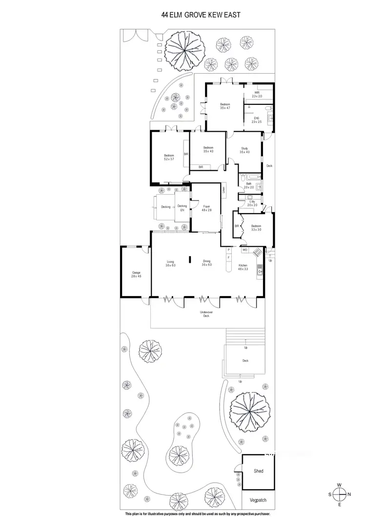 Floorplan of Homely house listing, 44 Elm Grove, Kew East VIC 3102