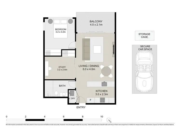 Floorplan of Homely unit listing, 208/1 Saunders Close, Macquarie Park NSW 2113