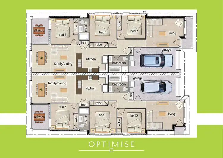 Floorplan of Homely semi-detached listing, 15 Shearman Street, Mudgee NSW 2850