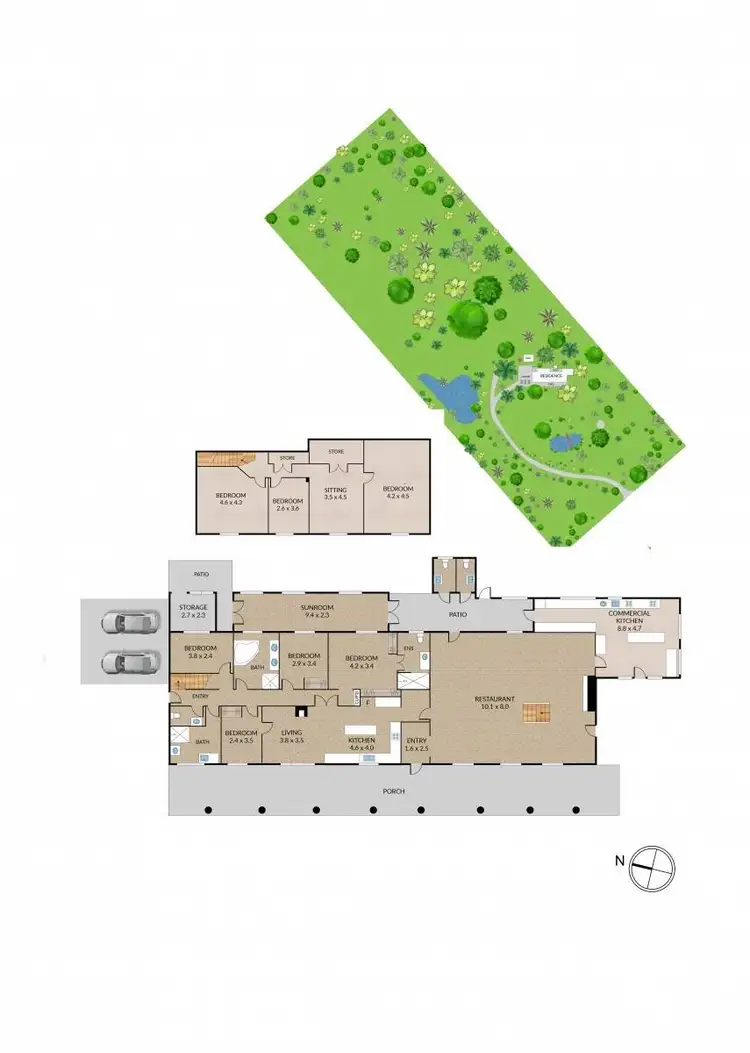 Floorplan of Homely house listing, 8 Trickeys Road, Moonlight Flat VIC 3465