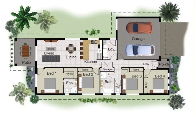 Floorplan of Homely house listing, 55 Ellem Drive, Chinchilla QLD 4413