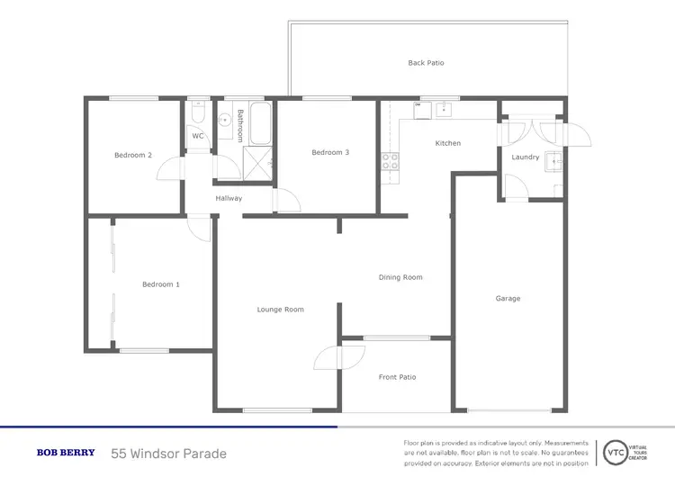 Floorplan of Homely house listing, 55 Windsor Parade, Dubbo NSW 2830