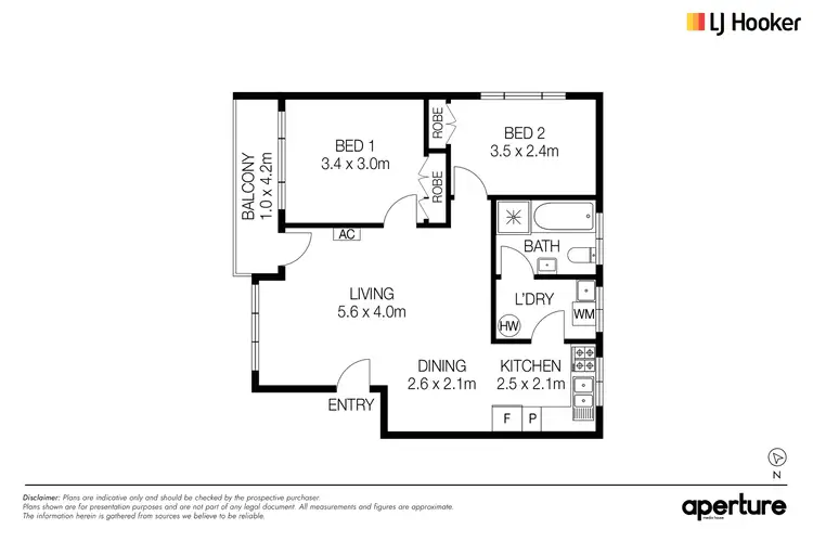 Floorplan of Homely unit listing, 20/48 Trinculo Place, Queanbeyan East NSW 2620