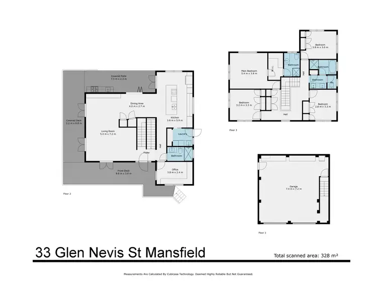Floorplan of Homely house listing, 33 Glen Nevis Street, Mansfield QLD 4122