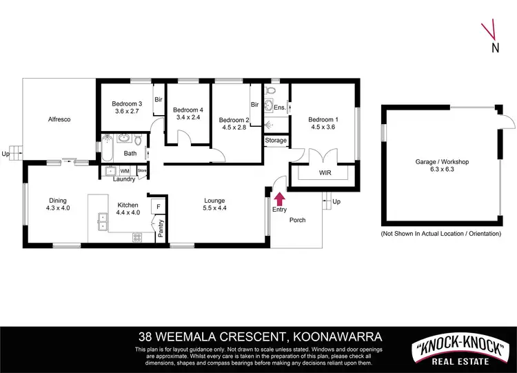 Floorplan of Homely house listing, 38 Weemala Crescent, Koonawarra NSW 2530