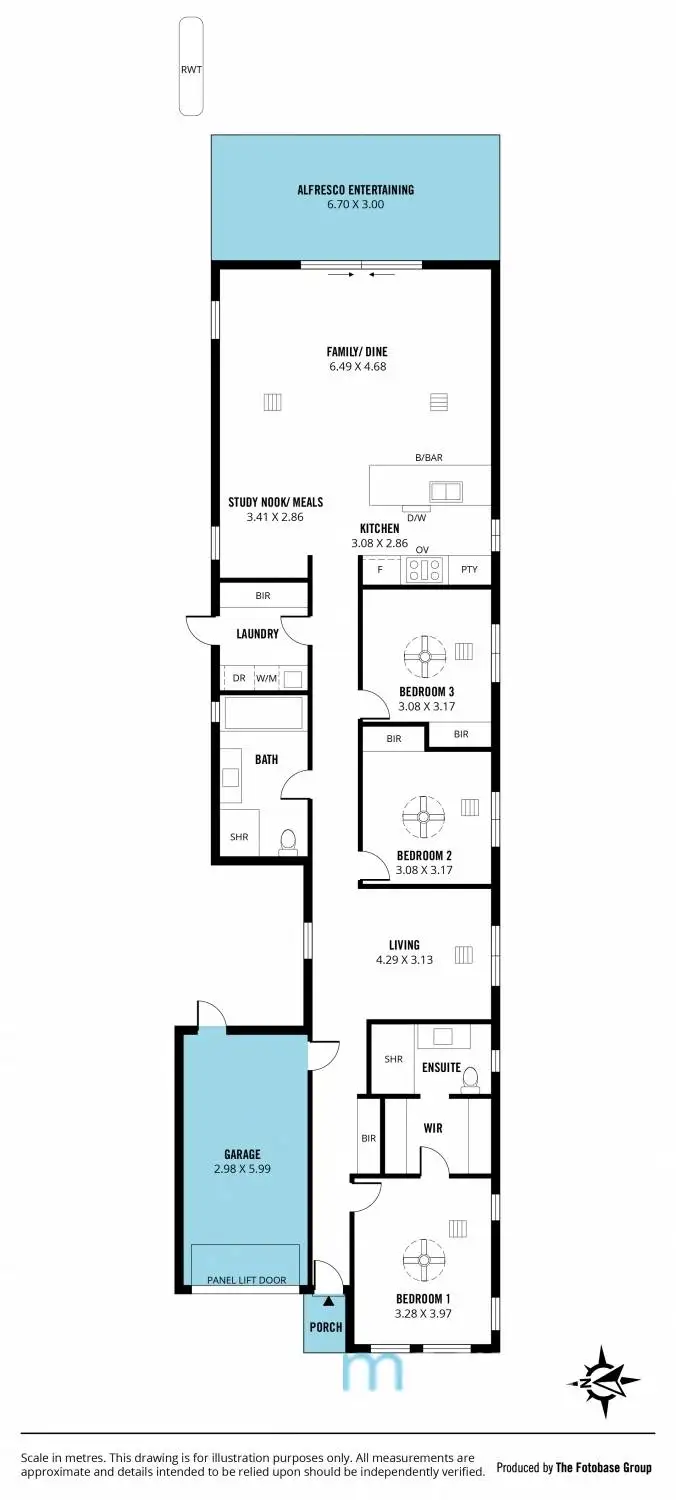 Floorplan of Homely house listing, 37b Neath Avenue, Dover Gardens SA 5048