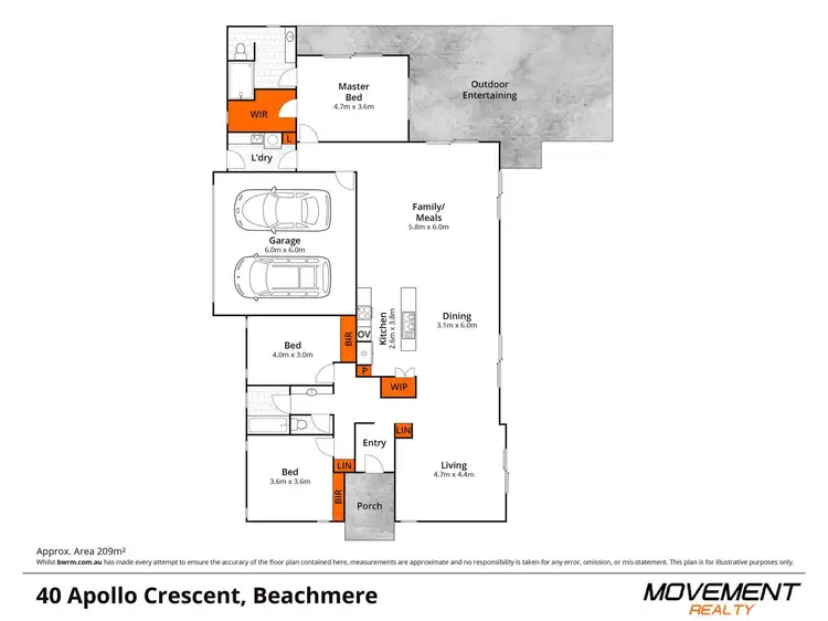 Floorplan of Homely house listing, 40 Apollo Crescent, Beachmere QLD 4510