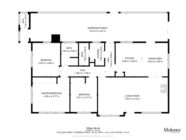 Floorplan of Homely house listing, 28 Murphy Street, Rutherglen VIC 3685