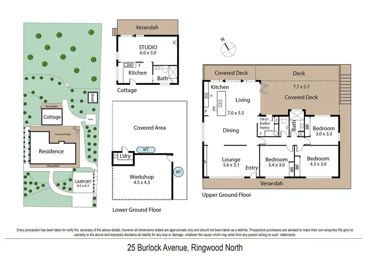 Floorplan of Homely house listing, 25 Burlock Avenue, Ringwood North VIC 3134