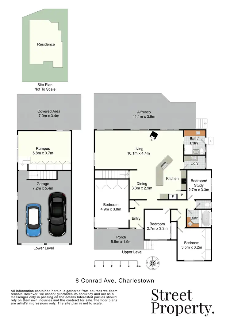 Floorplan of Homely house listing, 8 Conrad Avenue, Charlestown NSW 2290