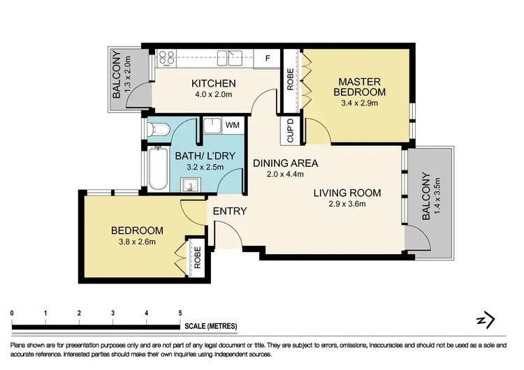 Floorplan of Homely apartment listing, 4/45 James Street, Preston VIC 3072