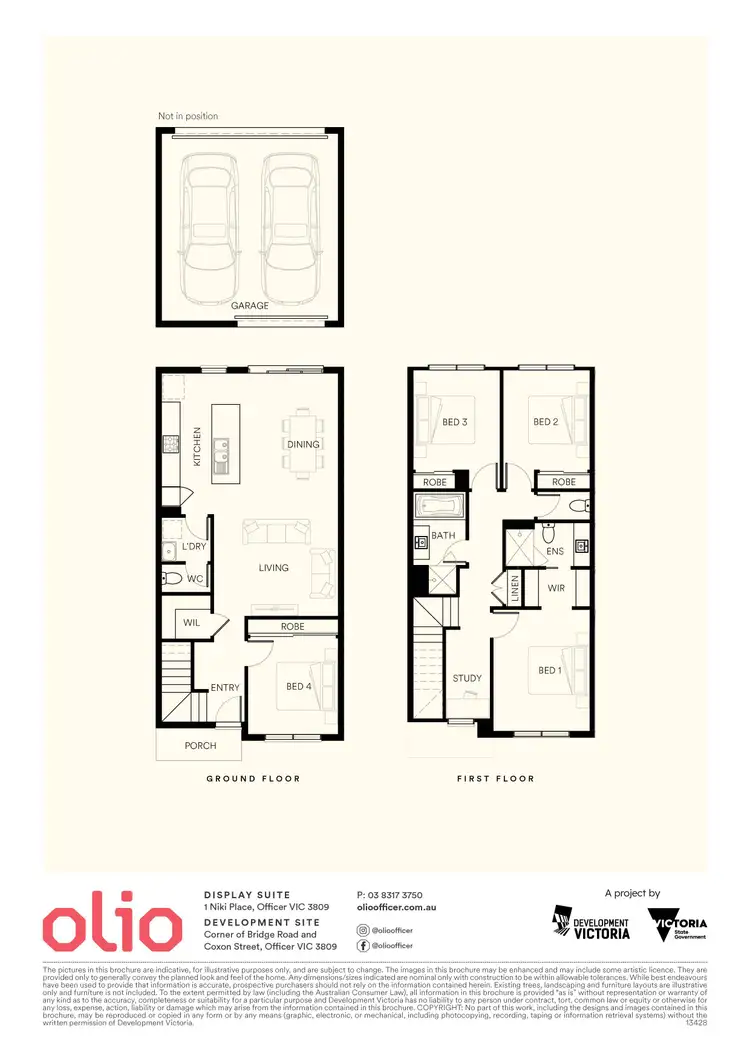 Floorplan of Homely townhouse listing, Lot 305 Saggar Lane, Officer VIC 3809