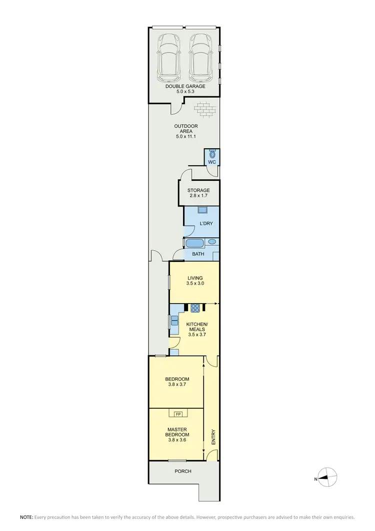 Floorplan of Homely house listing, 5 Railway Place, Coburg VIC 3058