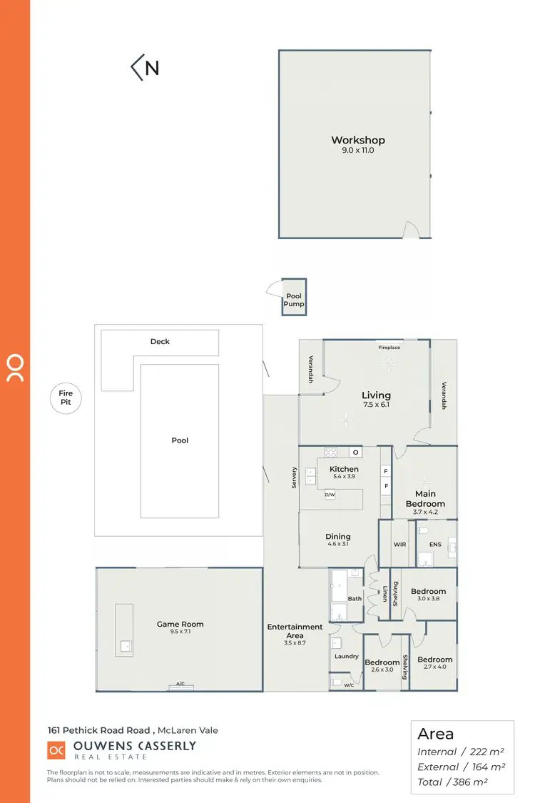 Floorplan of Homely house listing, 161 Pethick Road, Mclaren Vale SA 5171