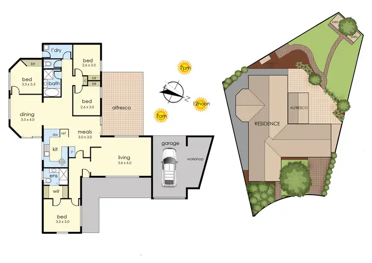 Floorplan of Homely house listing, 14 Pimelia Court, Frankston VIC 3199