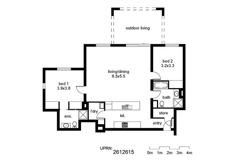 Floorplan of Homely unit listing, Address available on request