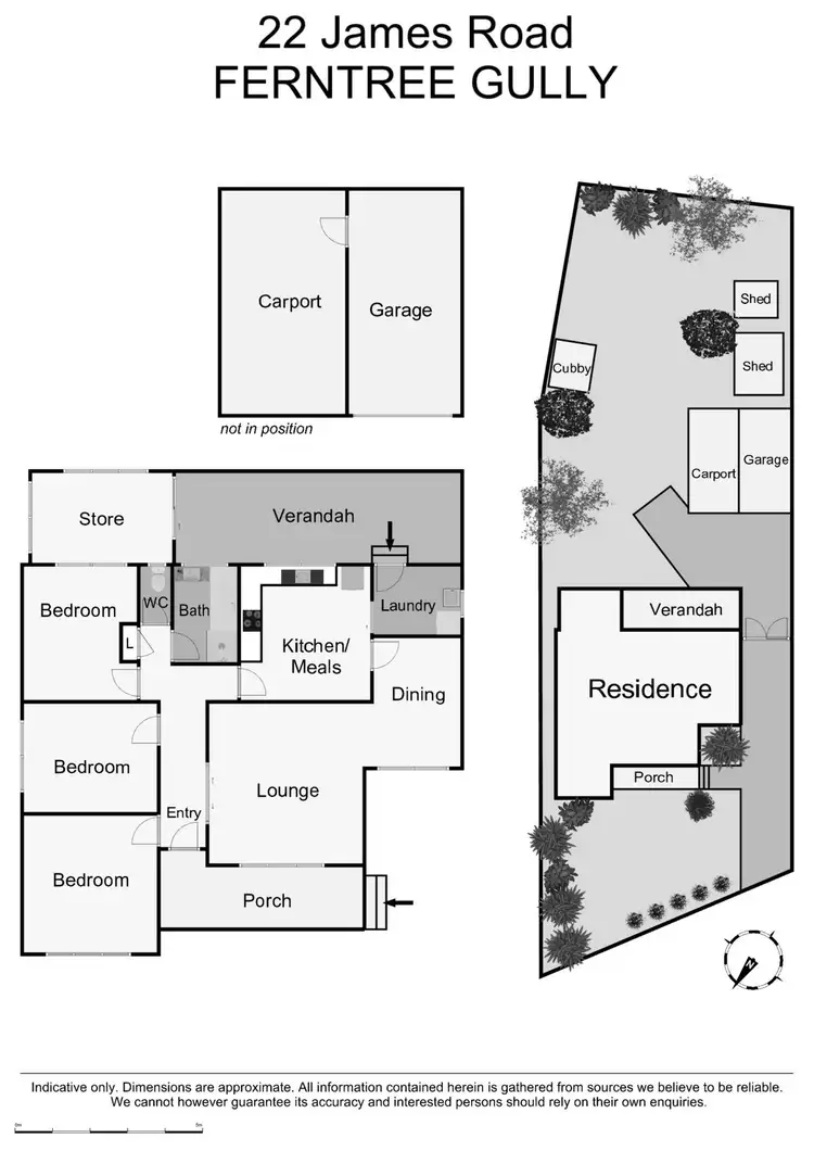 Floorplan of Homely house listing, 22 James Road, Ferntree Gully VIC 3156