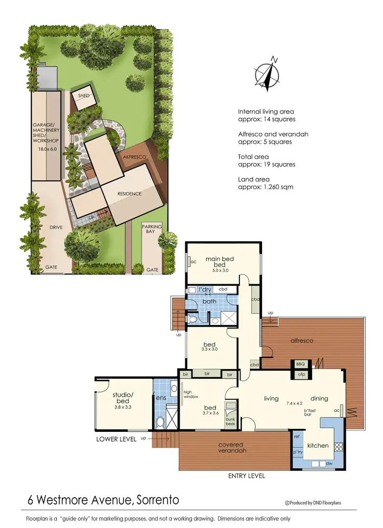 Floorplan of Homely house listing, 6 Westmore Avenue, Sorrento VIC 3943
