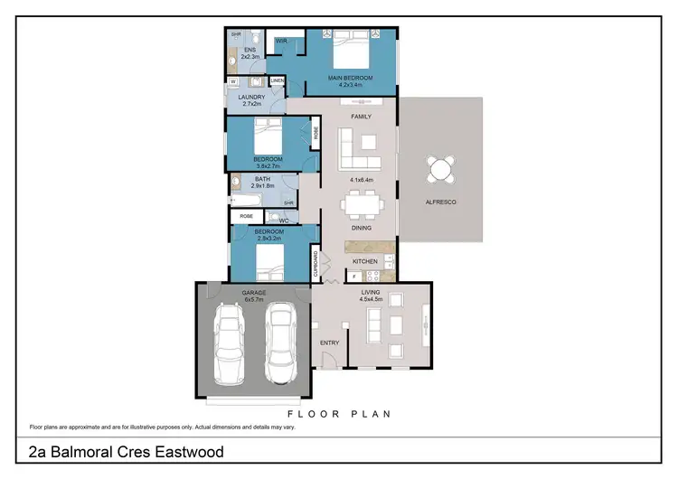 Floorplan of Homely house listing, 2a Balmoral Crescent, Eastwood VIC 3875